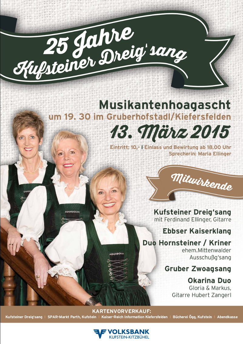 25 Jahre Kufsteiner Dreig'sang